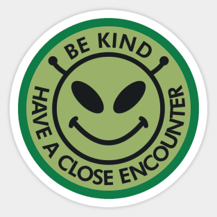 Close Encounter Sticker